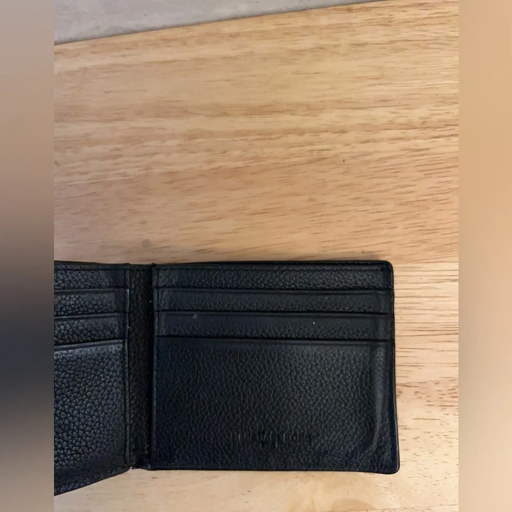 Michael Kors Black Pebbled Leather Billfold Wallet